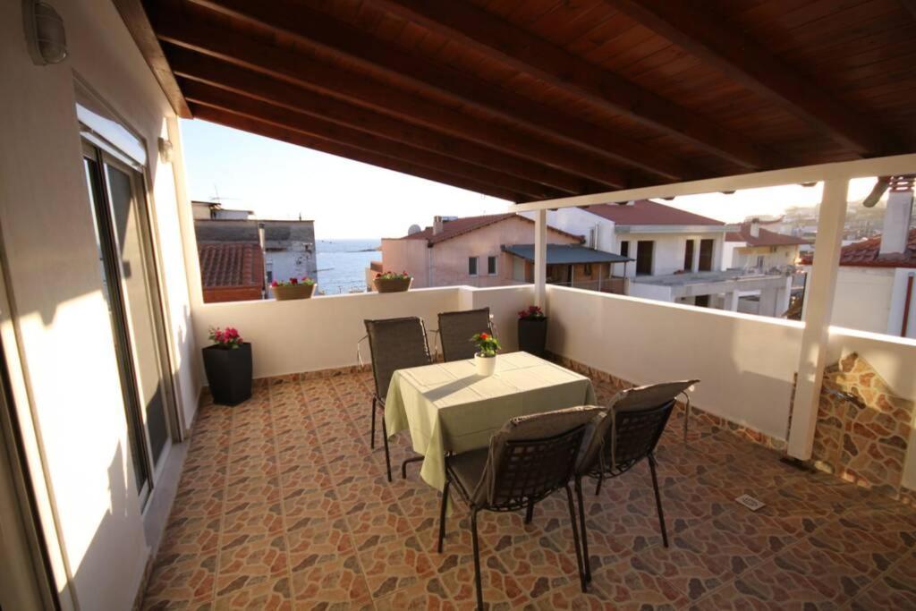 The Sunset Balcony Διαμέρισμα Νέος Μαρμαράς Εξωτερικό φωτογραφία